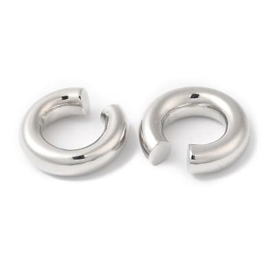 CUFF B/PLATINO DONA 27X8MM