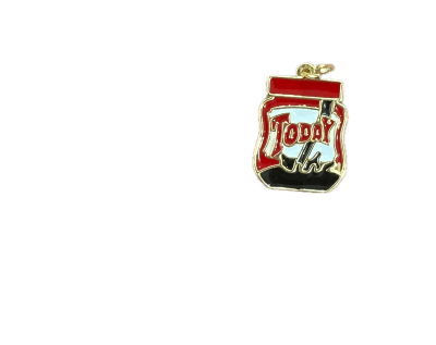 COLGANTE B/O TODDY DE COLORES 17.2X23.7MM