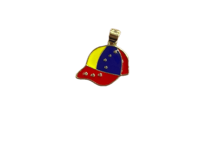 COLGANTE B/O GORRA VENEZUELA PEQUEÑA 17.7X17.9MM