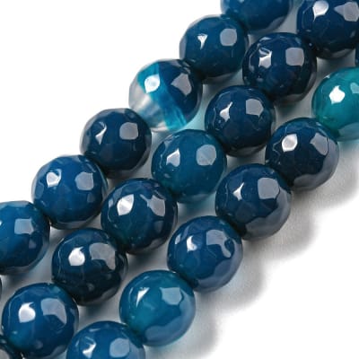 AGATA FACETADA AZUL MARINO TIRA 6MM1