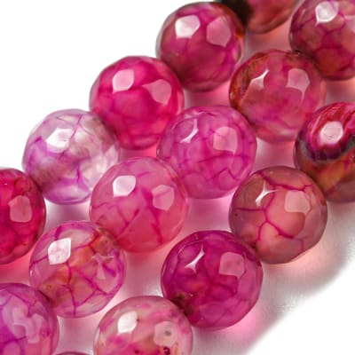 AGATA FACETADA ROSA OSCURO TIRA 6MM1