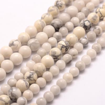 HOWLITA NATURAL LISAS BLANCA 6MM1
