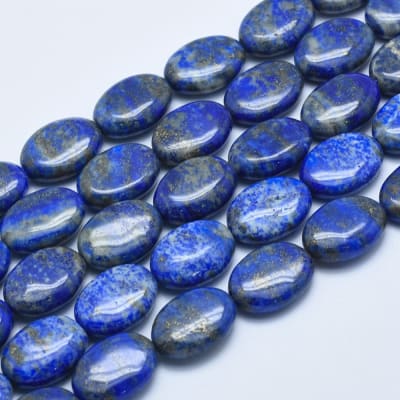 LAPISLAZULI NATURAL OVALADAS LISAS 14X10MM