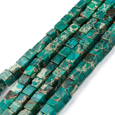 JASPE IMPERIAL POR TIRA VERDE MAR CUBO 7MM1