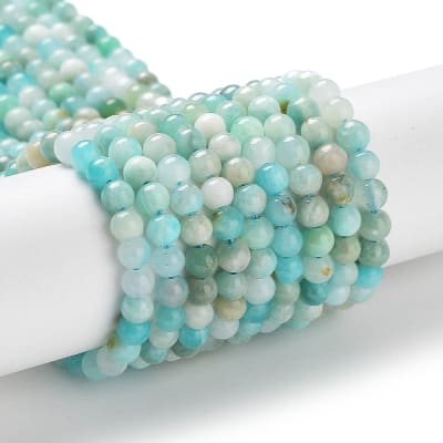 AMAZONITA REDONDA LISA NATURAL 4MM1