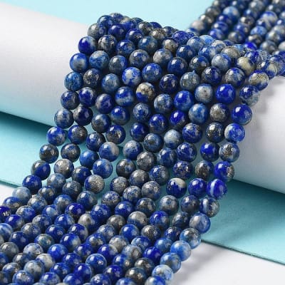 LAPISLAZULI NATURAL REDONDA FACETADA 4MM1