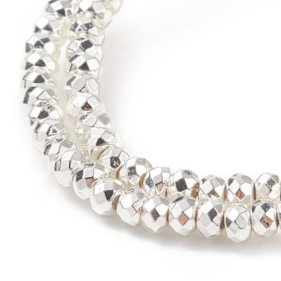 HEMATITA B/PLATA FACETADA 3X2MM1