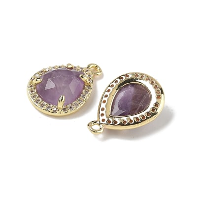 COLGANTE B/O LAGRIMA DE AMATISTA 16X12MM1