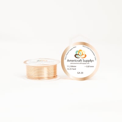 ALAMBRE AMERICRAFT SUPPLY ROSE GOLD CALIBRE 20