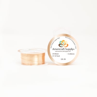 ALAMBRE AMERICRAFT SUPPLY ROSE GOLD CALIBRE 26