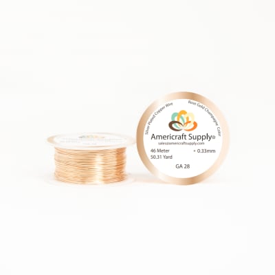 ALAMBRE AMERICRAFT SUPPLY ROSE GOLD CALIBRE 28