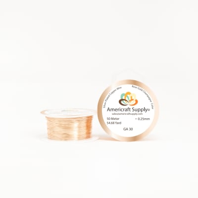 ALAMBRE AMERICRAFT SUPPLY ROSE GOLD CALIBRE 30