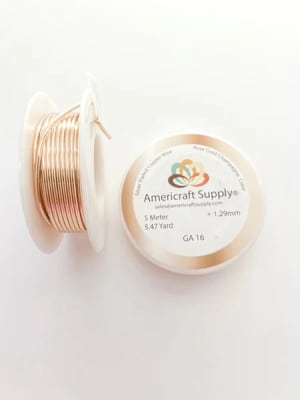 ALAMBRE AMERICRAFT SUPPLY ROSE GOLD CALIBRE 16