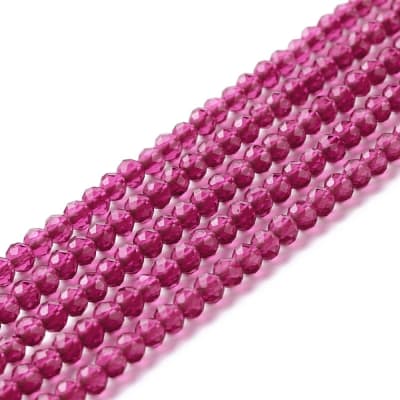 CRISTAL AUSTRIACO POR TIRA 3MM HOT PINK