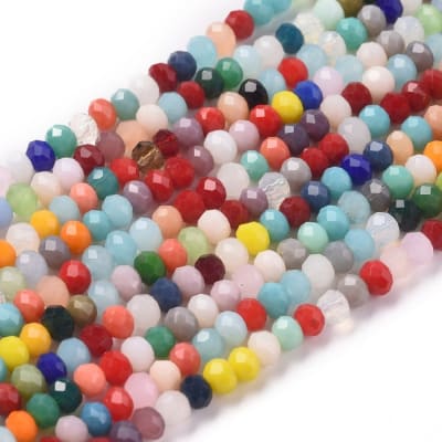 CRISTAL AUSTRIACO POR TIRA 3MM MIX COLORES 2