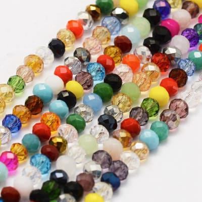 CRISTAL AUSTRIACO POR TIRA 4MM MULTICOLOR