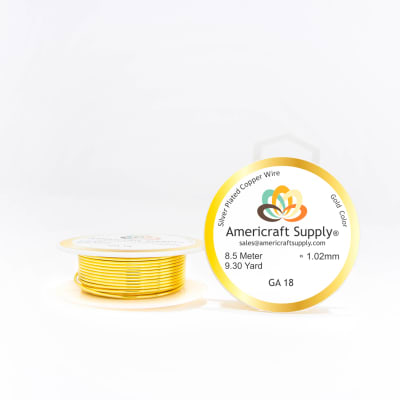 ALAMBRE AMERICRAFT SUPPLY GOLD CALIBRE 18