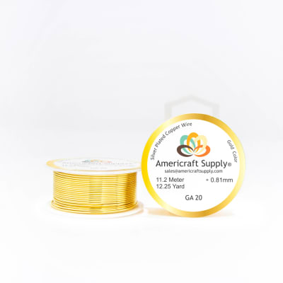 ALAMBRE AMERICRAFT SUPPLY GOLD CALIBRE 20