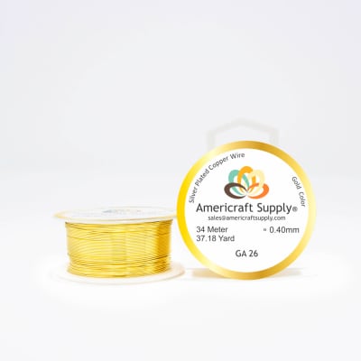 ALAMBRE AMERICRAFT SUPPLY GOLD CALIBRE 26