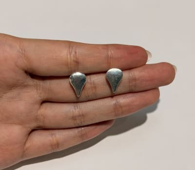 BASE DE ARO B/PLATA 925 LAGRIMA TEXTURIZADA 12X8MM GALVANIZADO1