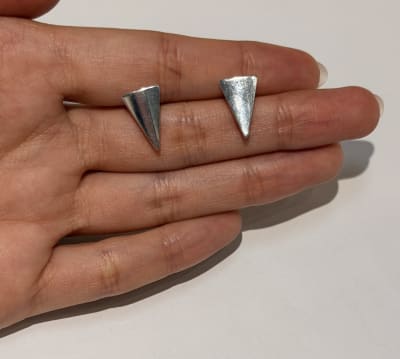 BASE DE ARO B/PLATA 925 TRIANGULO INVERTIDO  GALVANIZADO 14X9MM1