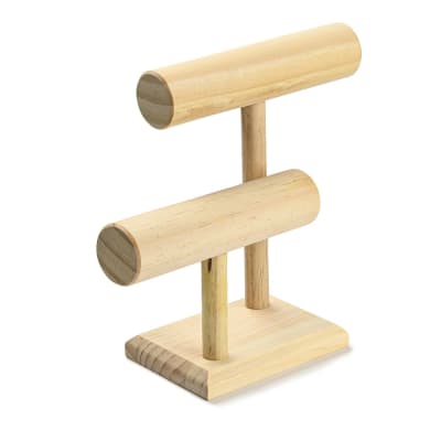 EXHIBIDOR DE MADERA SET DE DOS PARA PULSERA