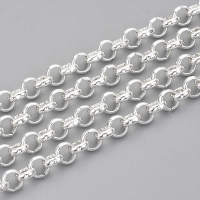 CADENA POR METRO ACERO INOX. 304 CIRCULOS 6x2MM1