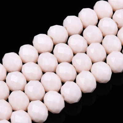 CRISTAL AUSTRIACO POR TIRA 2.9~3.3x2MM BRUMOSA ROSA APROX. 140PCS