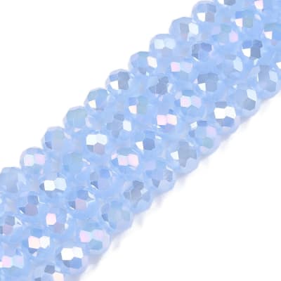 CRISTAL AUSTRIACO POR TIRA AZUL CIELO 6X5MM APROX. 85PCS.1
