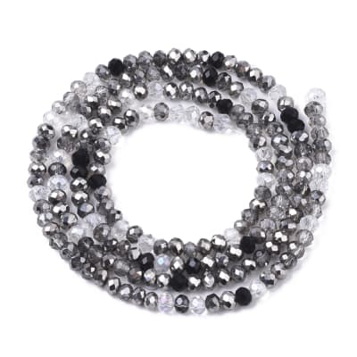 CRISTAL AUSTRIACO POR TIRA 3X2.5MM MIX NEGRO1
