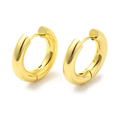 AROS LISTOS B/O 18K ARGOLLA HUGGIE 19x20x4mm