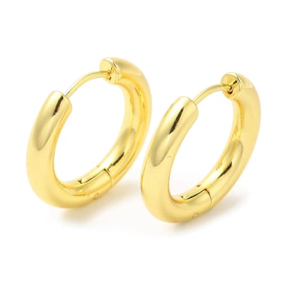 AROS LISTOS B/O 18K ARGOLLA HUGGIE 23x24x4MM1