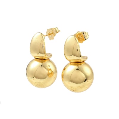 AROS LISTOS B/O ESFERA GOLD 28.5x15.5MM