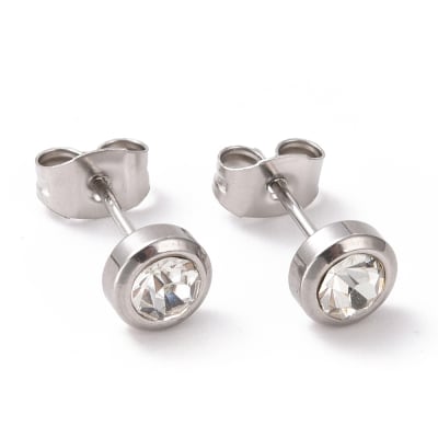 AROS LISTOS ACERO INOXIDABLE PUNTO DE LUZ 15X6MM