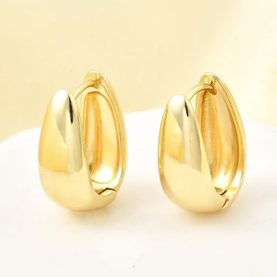 AROS LISTOS B/O HUGGIE OVALADO GRUESO 18x13x8mm