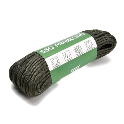 CORDON PARACORD VERDE OLIVA OSCURO 4MM1