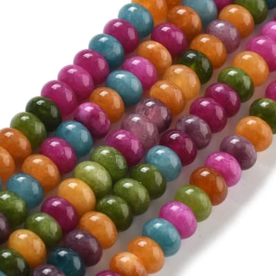 JADE NATURAL TIPO DONA MIX COLORES 8x5mm