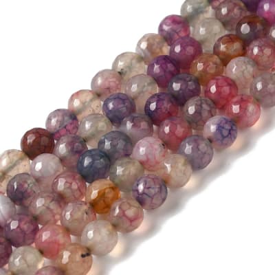 AGATA CRAQUELADA NATURAL PURPURA MEDIA 8MM