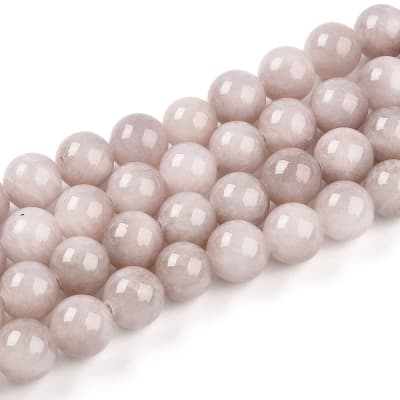 JADE CAMELLO NATURAL, TEÑIDO LISO 10MM APROX. 40PCS.