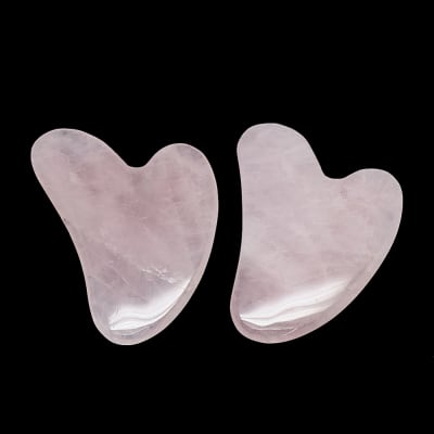 CUARZO ROSA MASAJEADOR FACIAL 81~84x58~60x6~8MM