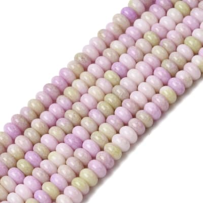 CRISTAL AUSTRIACO ARANDELA COLORES MEZCLADOS ROSADOS 4.5x2.5MM APROX. 143PCS