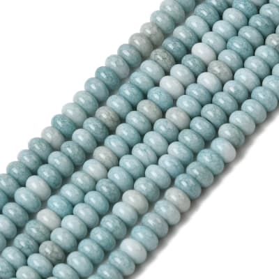 CRISTAL AUSTRIACO ARANDELA AZUL 4.5x2.5MM APROX. 143PCS