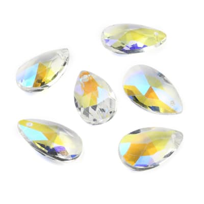 CRISTAL FACETADO COLGANTE LAGRIMA CLARO AB 22X13MM1