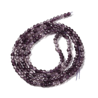 CRISTAL AUSTRIACO POR TIRA 2MM PURPURA APROX. 188PCS