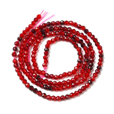 CRISTAL AUSTRIACO POR TIRA 2MM FUEGO LADRILLO APROX. 188PCS