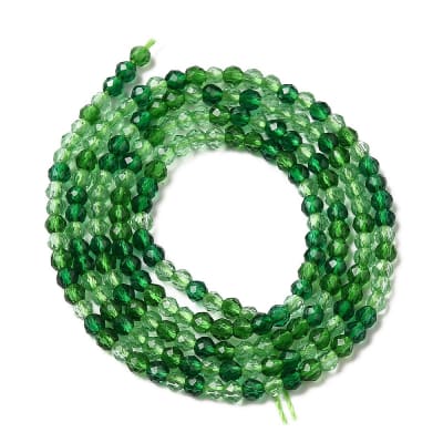 CRISTAL AUSTRIACO POR TIRA 2MM VERDE APROX. 188PCS