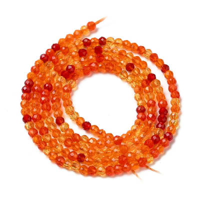 CRISTAL AUSTRIACO POR TIRA 2MM CORALINO APROX. 188PCS