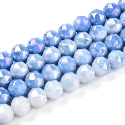 CRISTAL AUSTRIACO POR TIRA 7-8MM  ACIANO AZUL AB APROX. 51PCS.1