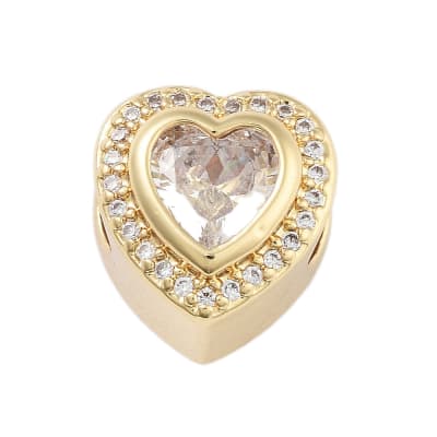 PASADOR B/O TIPO CHARM CORAZON ZIRCON 11x11x10mm1