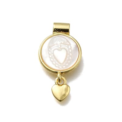 COLGANTE B/O SAGRADO CORAZON DE JESUS CON NACAR 22.5x12x3MM